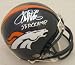 Terrell Davis Autographed/Hnad Signed Denver Broncos Mini Helmet with SB 32 MVP Inscription