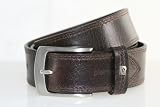 Ledergürtel Pierre Cardin, Rindleder, hochwertige Verarbeitung, inkl. Geschenkverpackung, SO70011 braun,