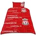 FC Liverpool Bettw�sche Spielfeld, offizielles FC Liverpool Lizenzprodukt, 50% Baumwolle 50% 
Polyester. FC Liverpool Bettw�sche mit FC Liverpool Emblems und vielen Liverpool FC Schriftz�gen. 
Ma�e: Decke: 138 x 198 cm, Kissen: 50 x 75 cm