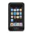 Solid Black Snap On Crystal Hard Cover Case for Apple Ipod Touch Itouch 8GB 16GB 32GB 2G 2nd Generation