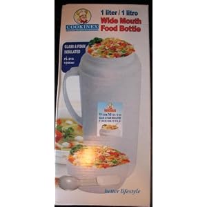 Wide Mouth Food Bottle Thermos Large Size 1 Liter