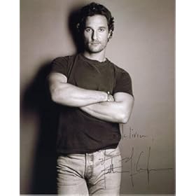  Matthew Mcconaughey Signed Autographed Reprint Photo 8x10