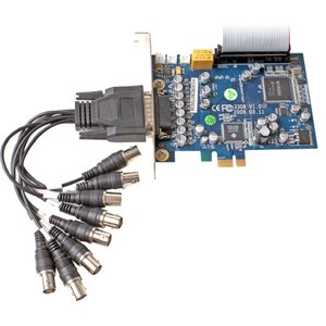 Q-See QSDT8PCRC 8 Channel Software H.264 Real Time Recording PC Based Network DVR PCI Card