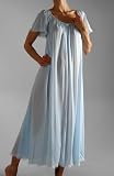 Amanda Rich Short Sleeve Ankle Length Nightgown (145)