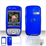 SOLID BLUE SNAP-ON COVER HARD CASE (With Optional Swivel Belt Clip) for HTC TILT 8925 / TyTN II (Kaiser)