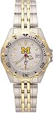 Michigan Wolverines M All Star Watch with Stainless Steel Band - Women's