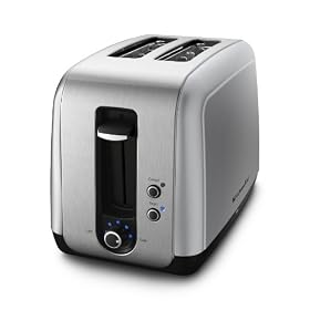 KitchenAid KMT211CU 2-Slice Toaster, Contour Silver