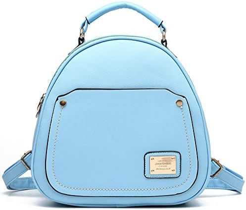 HUOHONGMEIGUI Women Bag Mini Satchel Bag Single Shoulder Dual-use Package Sky Blue