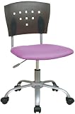 Translucent Back Student Chair w Aluminum Finish Frame By Office Star