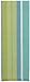 Durable Hand Woven 100% Cotton Colorful Green and Blue Striped Table Runners 12x72 Inches Set of Two