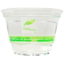 IFN Green 25-2009-98 Green Ease PLA Cold Cup, 9 oz Capacity, 3.85" Diameter x 2.70" Height (Case of 1000)