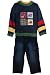 Baby : B T Kids Fall/Winter Boys 3 pc Construction Trucks Blue Sweater Denim Pant Set-3 Toddler
