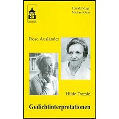 Rose Ausl�nder - Hilde Domin: Gedichtinterpretationen