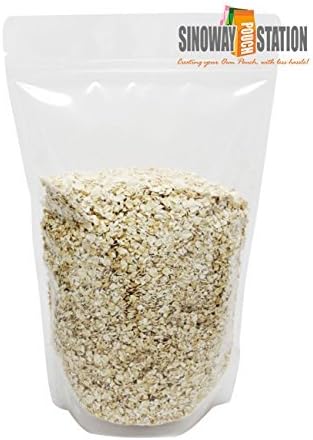 Clear Poly Stand up Zip Pouch (250, 12-16 oz)