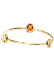 Sterling SilverCitrene 18k Yellow Gold Plated Bangle