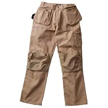 Blaklader Workwear Bantam Pant with Utility Pockets, 40-Inch Waist, 34-Inch Length, 8-Ounce Cotton - Khaki