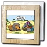 Review 3dRose LLC  / Fathers Day with a lion and his pride - 6 Inch Tile Napkin Holder