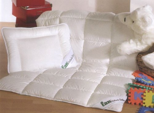 f.a.n. Medisan Marken Kinder Steppbett-Set, 100x135 + 40x60 cm, allergieneutral, kochfest bis 95°C