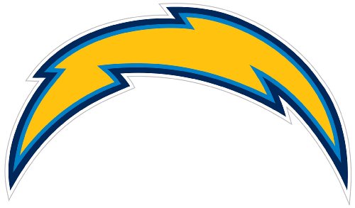 NFL San Diego Chargers 8" Automotive Magnet