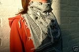 GENUINE ARAB SHEMAGH UNISEX SCARF WHITE..PERFECT  GIFT