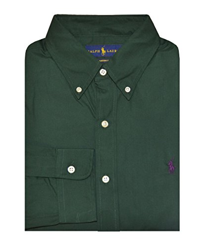 Ralph Lauren Men Custom Fit Lightweight Poplin Pony Logo Shirt