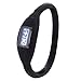 Sports Digital Silicone Rubber Jelly Anion Bracelet Wrist Watch Unisex