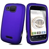 Motorola Citrus WX445 Rubberized Hard Case - Blue