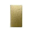 2012 Pocket Agenda Datebook, Saffiano 6", Gold