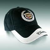 Cadillac Black & Beige 3D Logo Baseball Hat