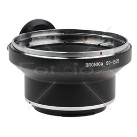 Fotodiox Pro Adapter, Bronica SQ Lens to Canon EOS Camera Mount Adapter -- for Canon 1d,1ds, Mark II, III, 5D, 5D Mark II, 10D 20D, 30D, 40D, 50D, Digital Rebel xt, xti, xs, xsi x1i, 300D, 350D, 400D, 450D, 500D, 1000D