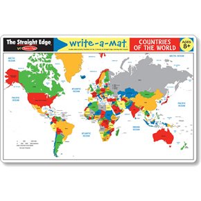 Countries of the World Write-a-Mat