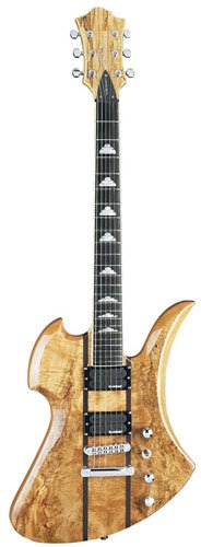 B.C. Rich Exotic Classic Mockingbird Electric Guitar Spalted Maple