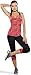 Haby Women's Gym Outfit Activewear Set Printed Top Anti-Cellulite Capri Leggings