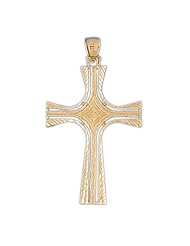 CleverEves 14k Gold Pendant Cross 5.6 - Gram(s)
