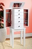 White Jewelry Armoire Chest