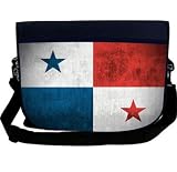 Panama Flag NEOPRENE Laptop Sleeve Bag Messenger Bag - Laptop Bag -Notebook Bag - for Macbook Pro, Aspire, Samsung, Acer, ASUS, Dell, HP, Lenovo, Sony, Toshiba Unisex - Ideal Gift for all occassions!