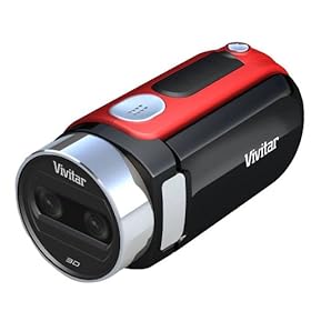 Vivitar Vivicam DVR 790HD 3D 5.1MP 4x Digital Zoom with 2.7 Preview Screen Digital Camcorder (Red)