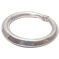 Bracelets for Girls Sterling Silver Cuff Jewelry 2.4 inches (brclt272a)