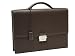 Cartier Pasha de Cartier Single Guesset Briefcase in Dark Brown