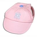 Sporty K9 MLB New York Yankees Pink Dog Cap, Medium