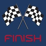 Racer Flags Wall Decal Size: 15