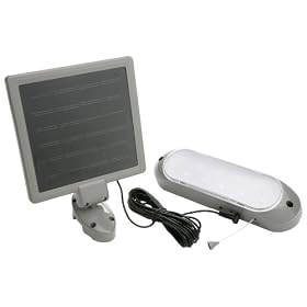 Designers Edge L949 10-LED Rechargeable Solar-Panel Shed Light
