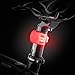 Bike Light iKross Bright LED Bicycle Head Flash Light powered by 3 AAA Batteries with Tail light