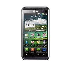 LG P920 Optimus 3D Smartphone (10,9 cm (4,3 Zoll) Display, Touchscreen, 5 Megapixel Kamera, Android OS) grauschwarz