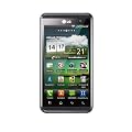 LG P920 Optimus 3D Smartphone (10,9 cm (4,3 Zoll) Display, Touchscreen, 5 Megapixel Kamera, Android OS) grauschwarz