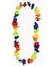 Deluxe Hawaiian Rainbow Flower Aloha Luau Hula Lei Costume Accessory and Party Supply