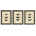 IMAX Butterfly Collection Wall Art Set Of 3