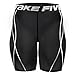 New 022 Skin Tights Compression Base Layer Black Running Short Pants Mens