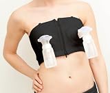 Simple Wishes Hands Free Breast Pump Bustier - Black -- size: l/xl/xxl