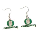 Oregon Ducks Dangle Logo Earring Set Ncaa Charm Gift